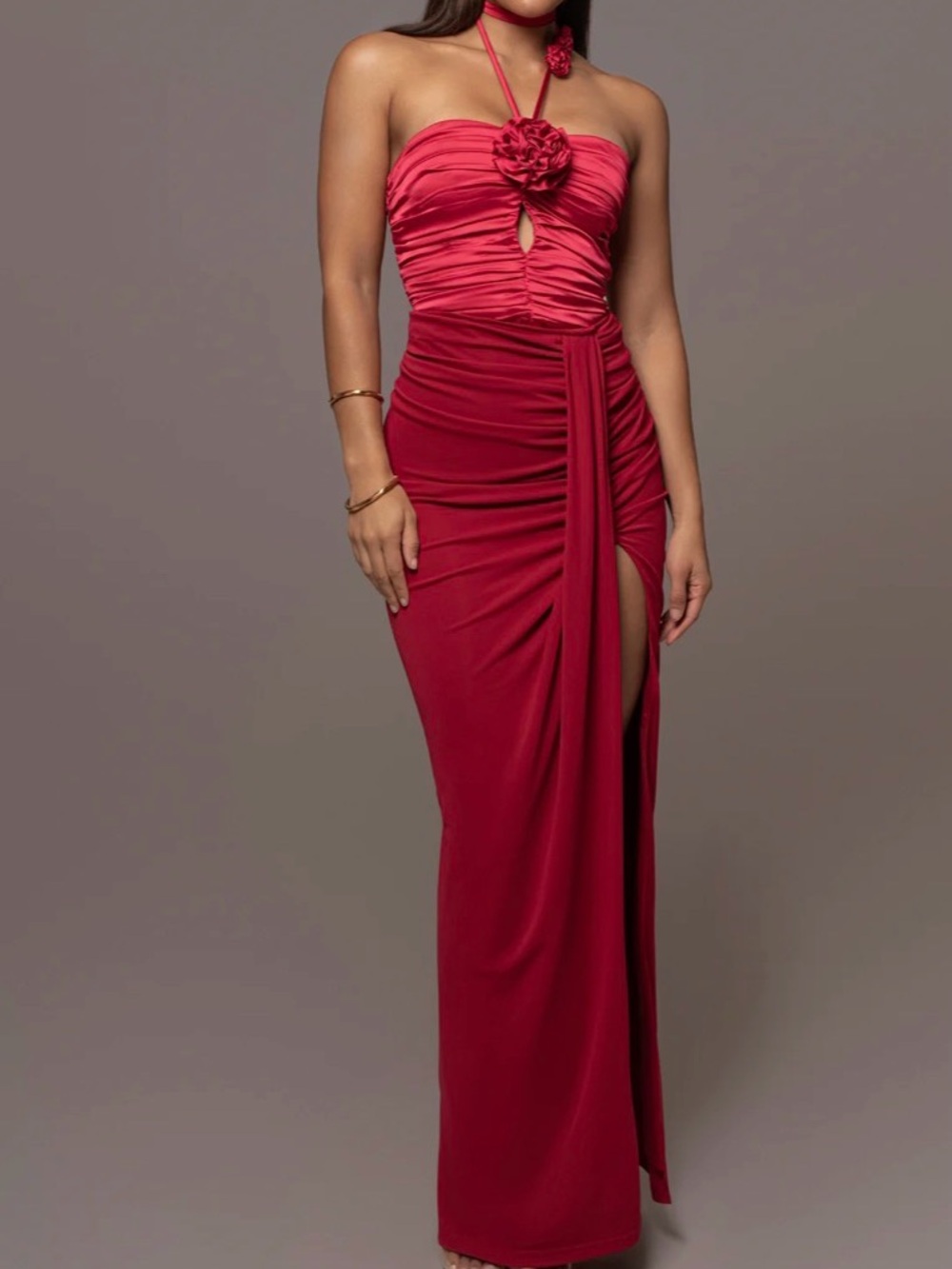 JluxLabel red Maxi Skirt small